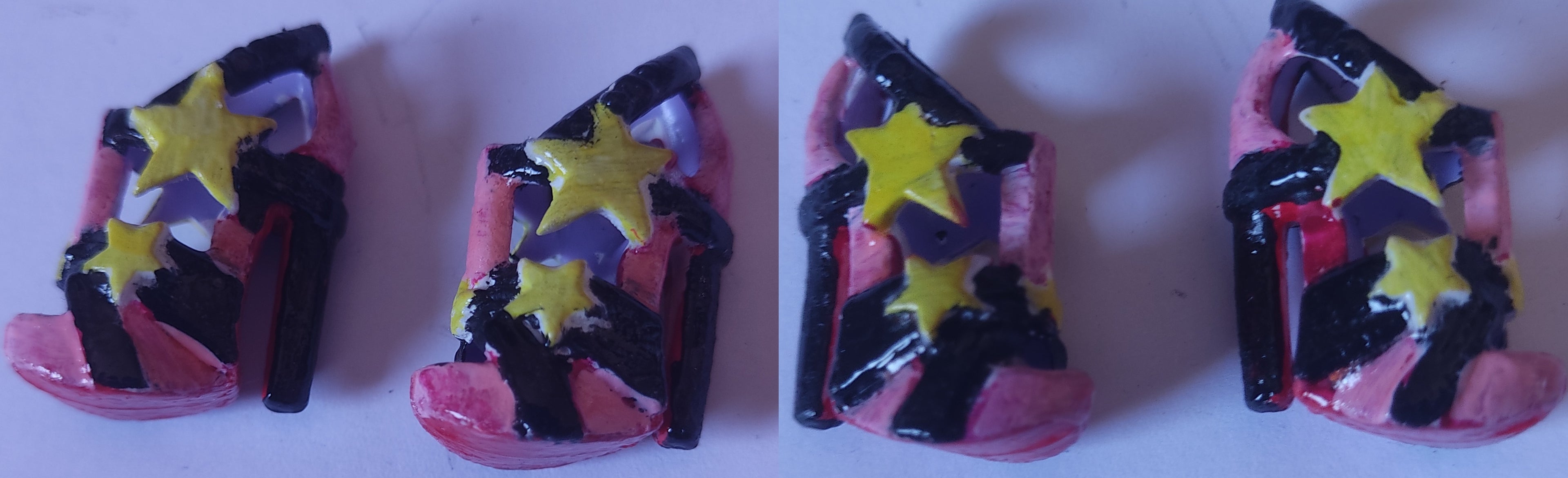 Zapatos Barbie con estrellas