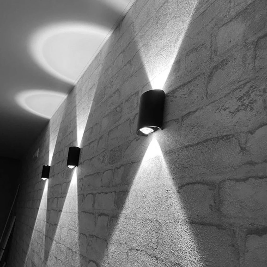 Lámpara de pared LED de aluminio