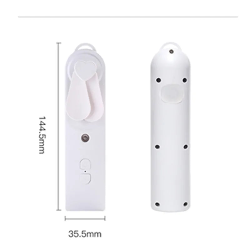 Mini ventilador de mano con difusor