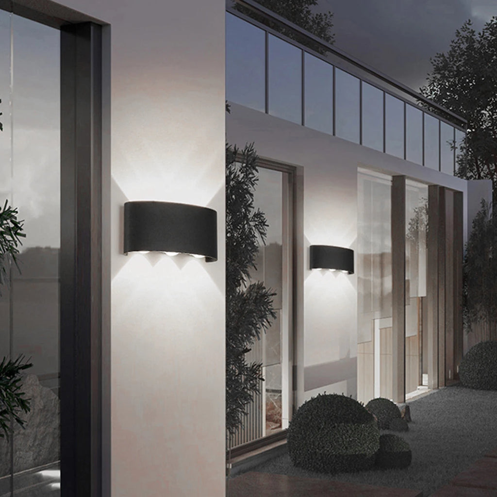 Lámpara de pared LED de aluminio