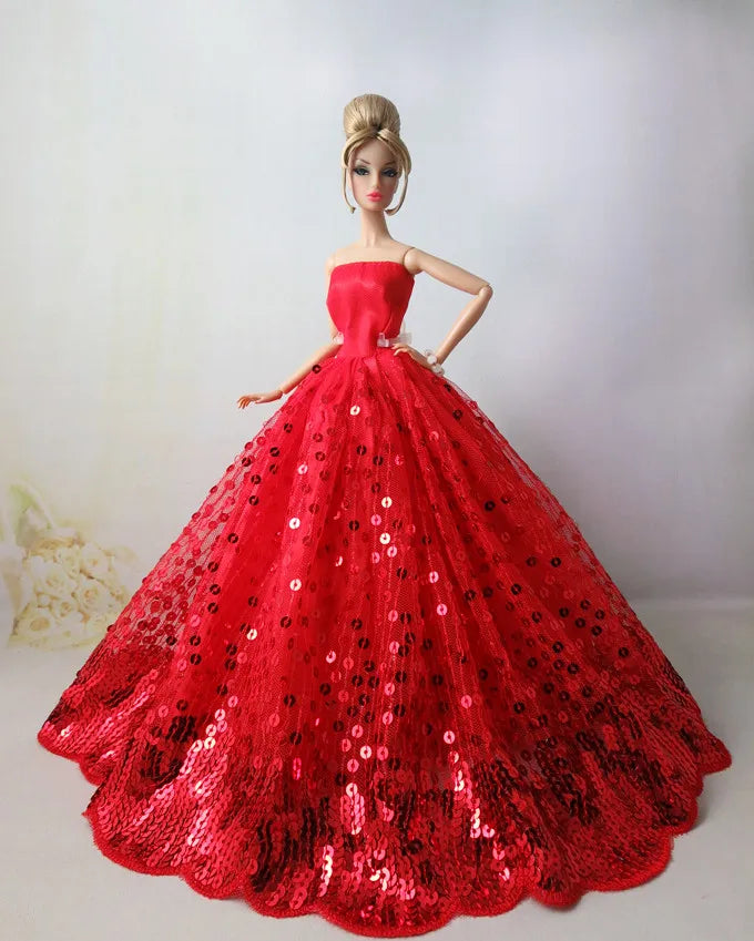 Ropa muñeca Barbie vestido ropa