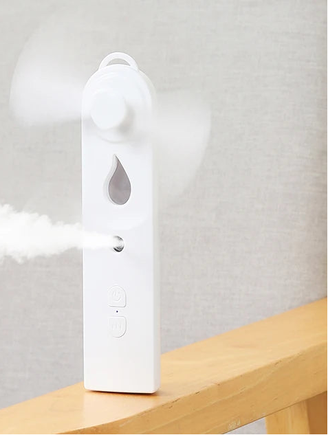 Mini ventilador de mano con difusor