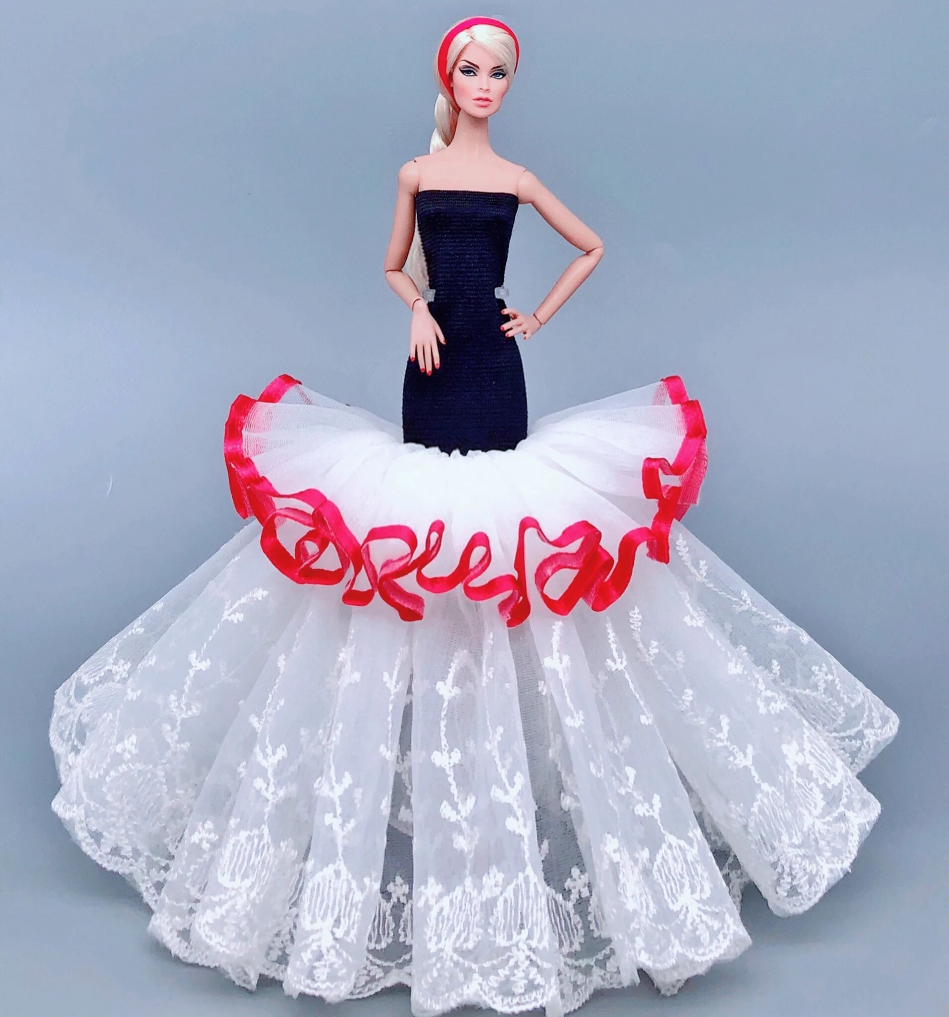 Ropa muñeca Barbie vestido ropa