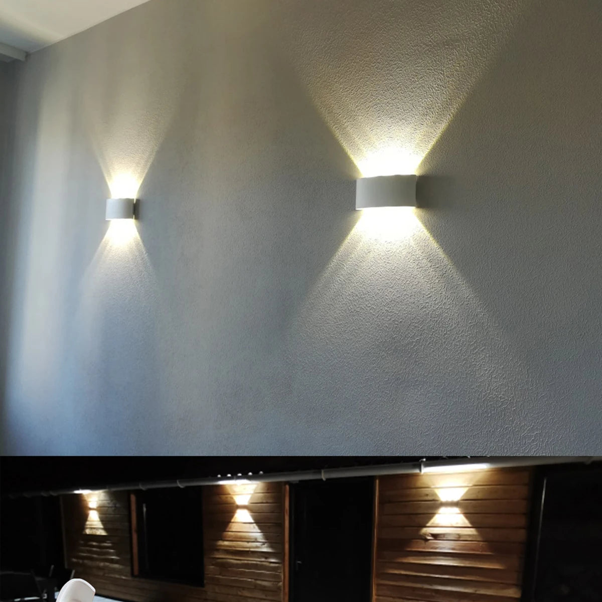Lámpara de pared LED de aluminio
