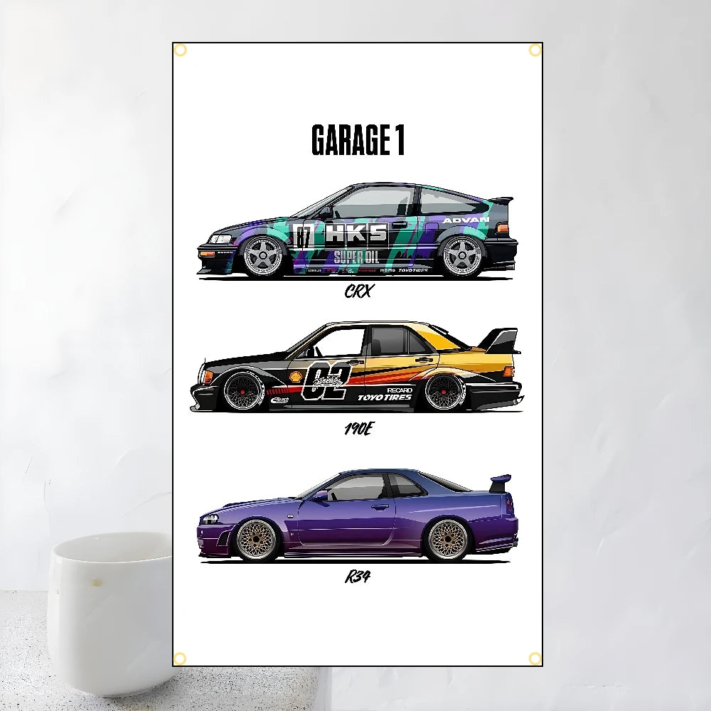 Banderas competición JDM