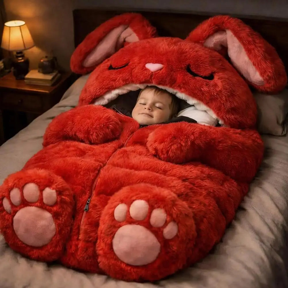 Saco de Dormir de Felpa con motivos de animales