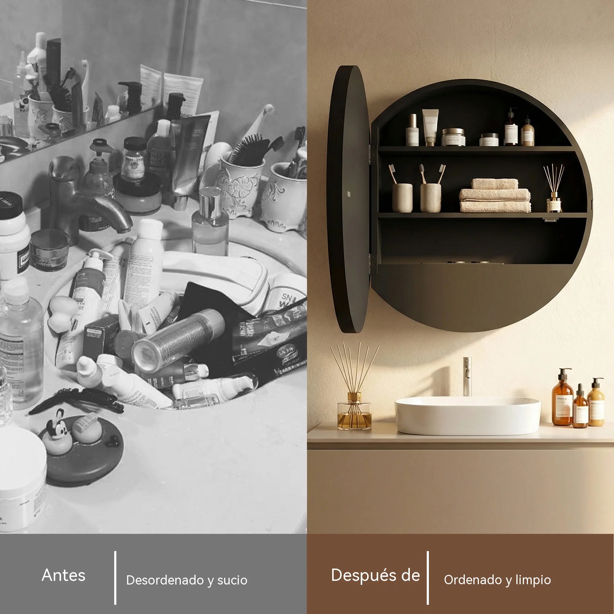Espejo de baño inteligente