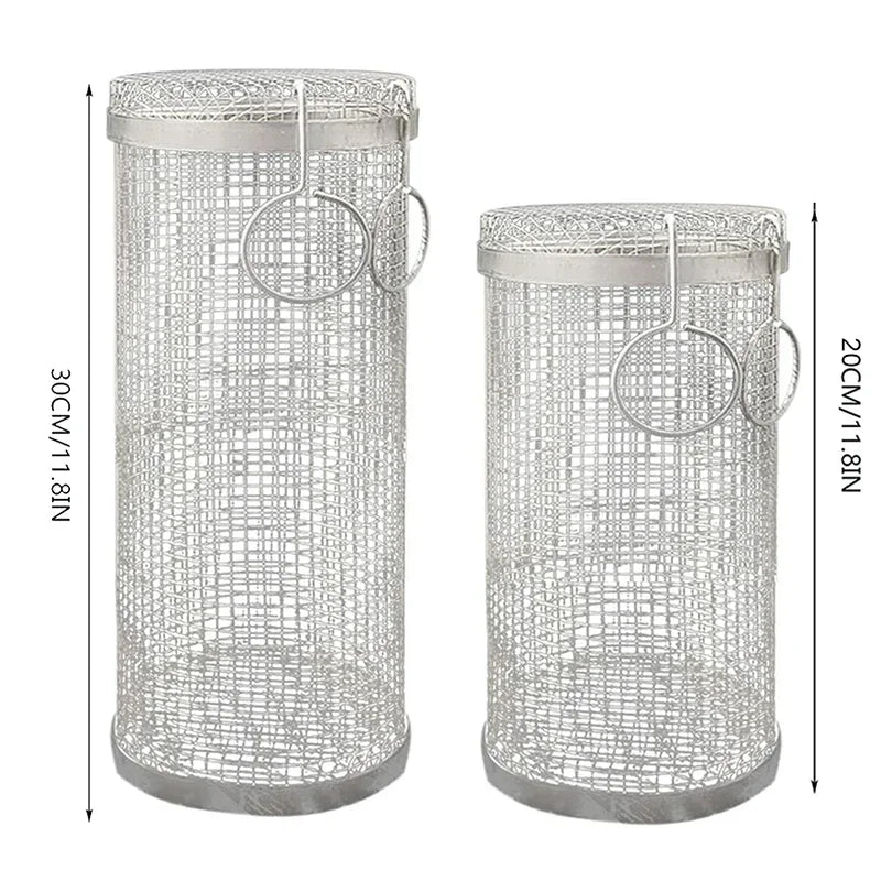 Mallas es un producto para Barbacoa de carbón,  accesorios para barbacoa, herramientas para exteriores, parrilla, utensilios de cocina de acero inoxidable, portátil.