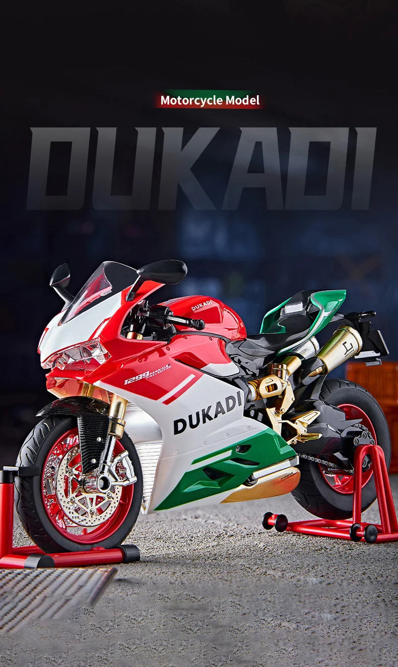 1:9 1199 Panigale con aleación de aerosol fundido a presión modelo de motocicleta juguete vehículo colección sonido y luz todoterreno autociclo juguetes coche
