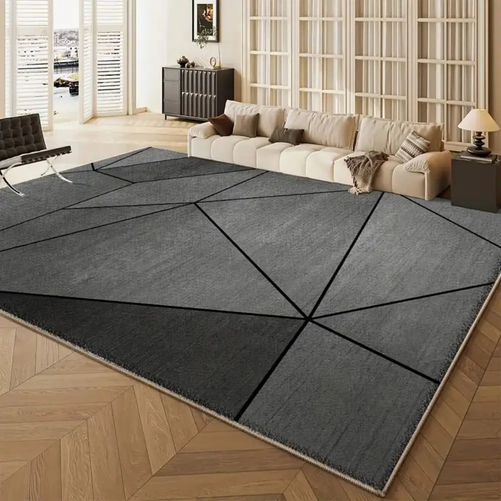 Alfombra moderna y minimalista para decoración del hogar.