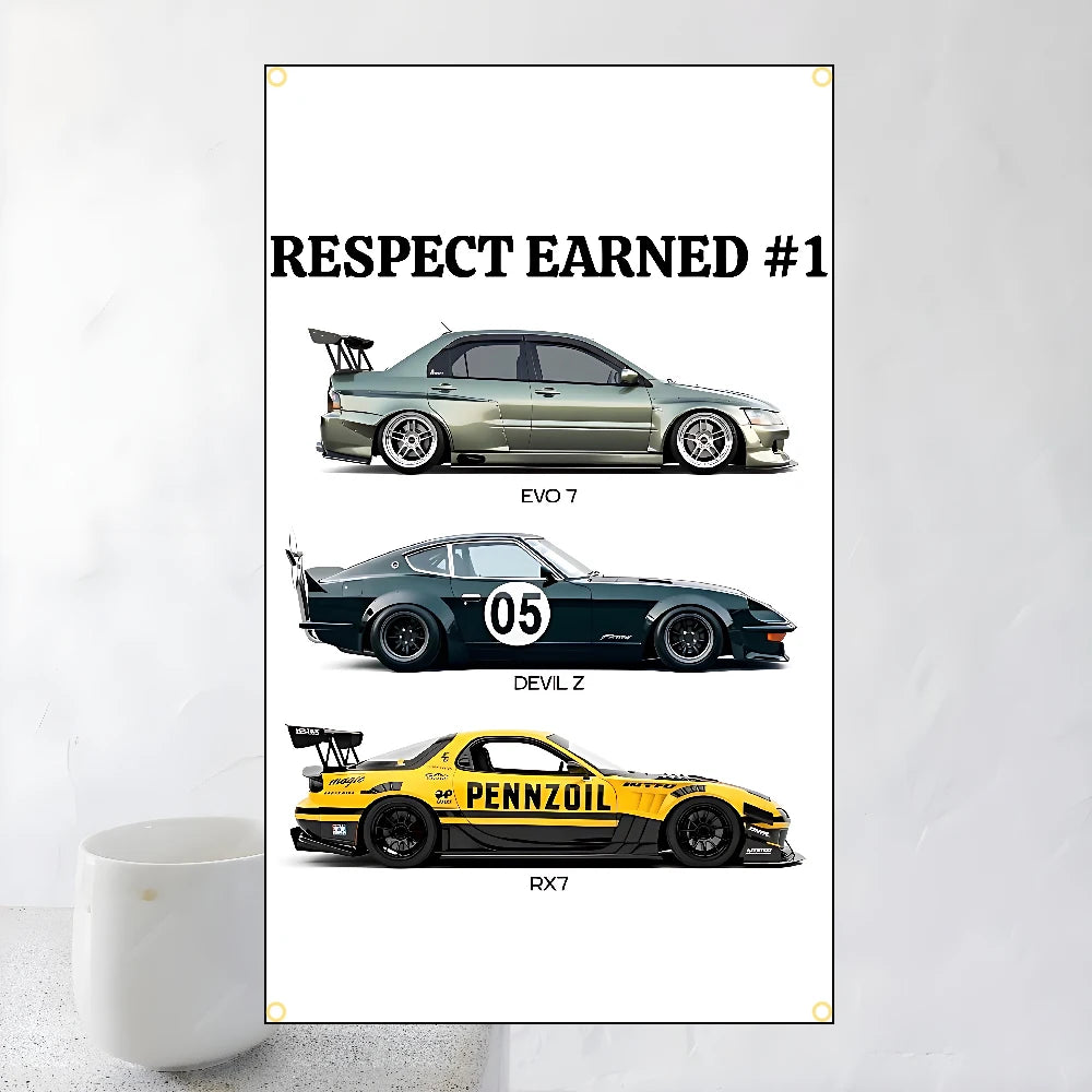 Banderas competición JDM