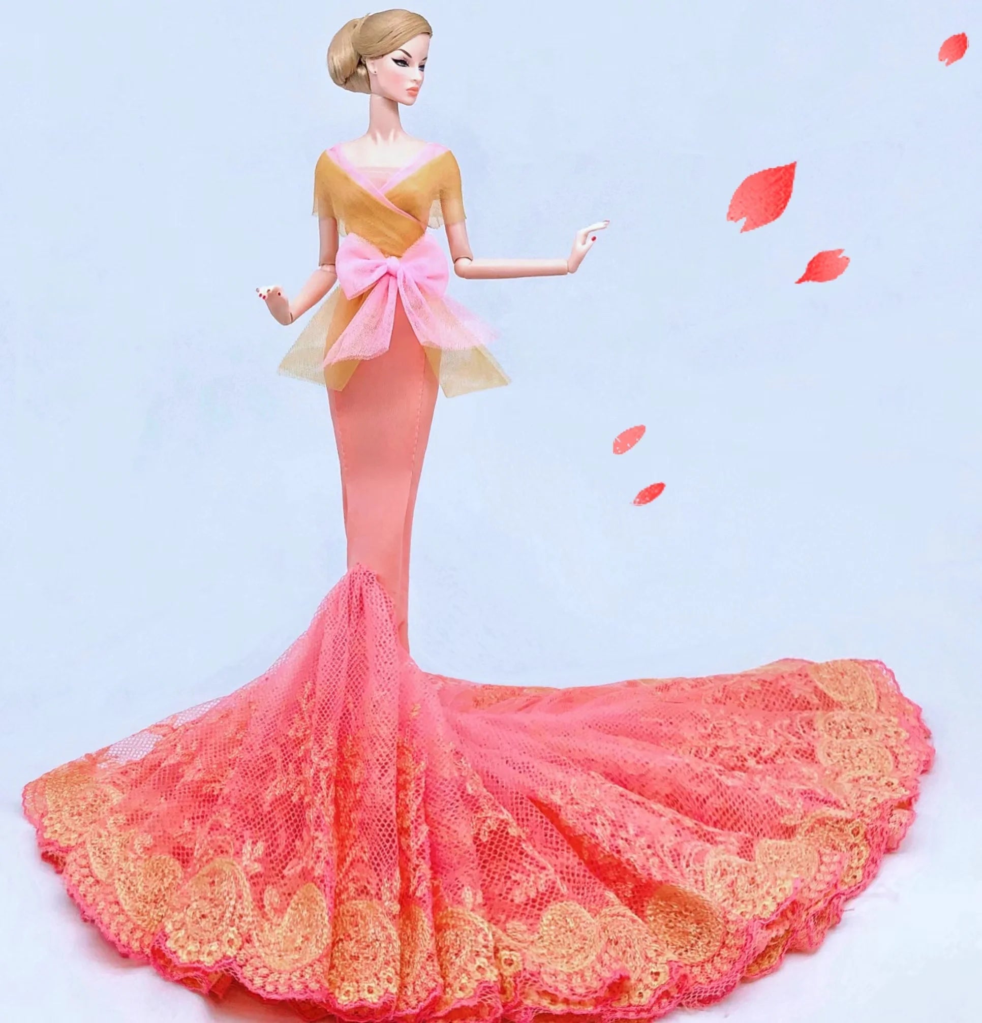 Ropa muñeca Barbie vestido ropa