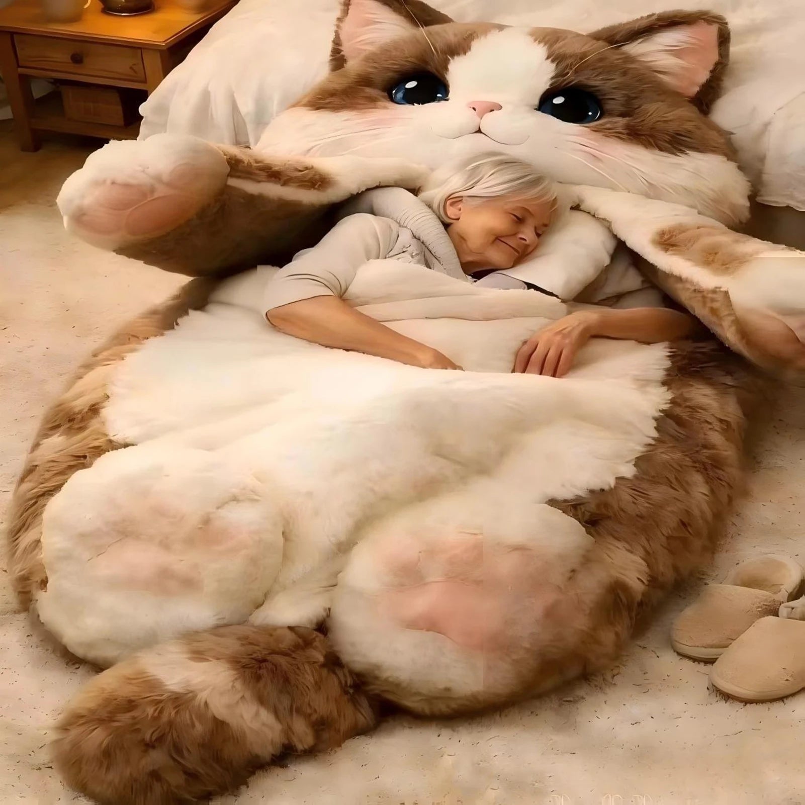 Saco de Dormir de Felpa con motivos de animales