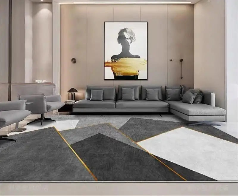 Alfombra moderna, antideslizante