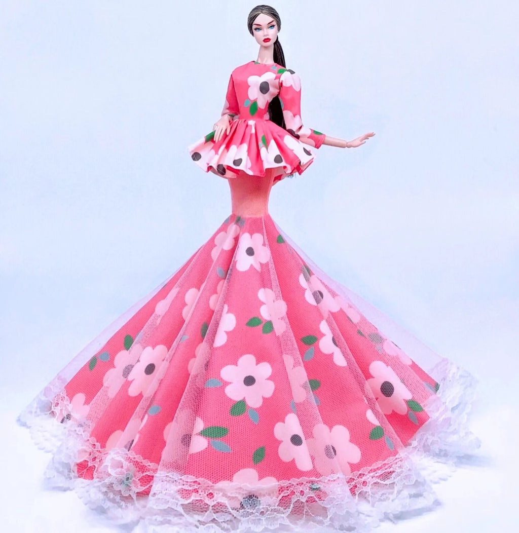 Ropa muñeca Barbie vestido ropa