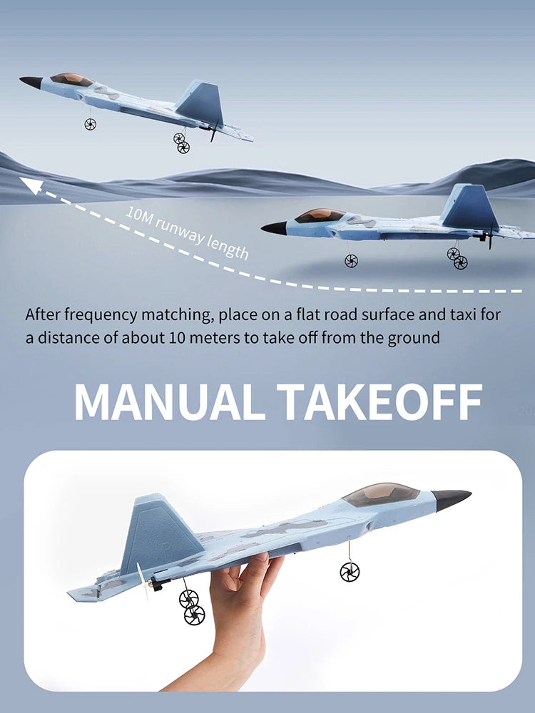 Avión teledirigido Raptor F22 P530 2,4 GHz