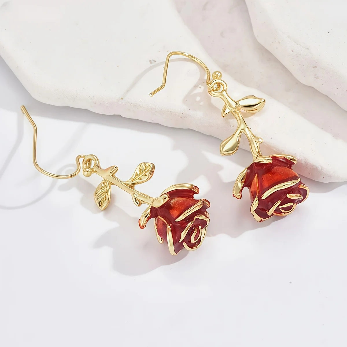 Pendientes rosa para San Valentín