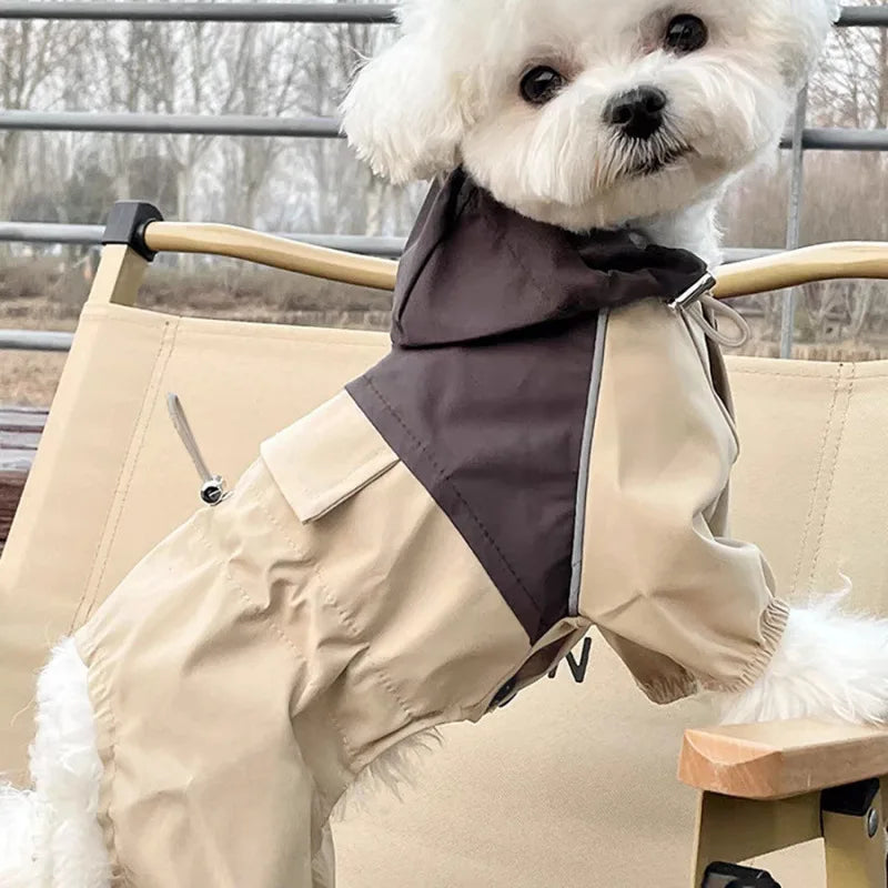Chaqueta impermeable para mascotas