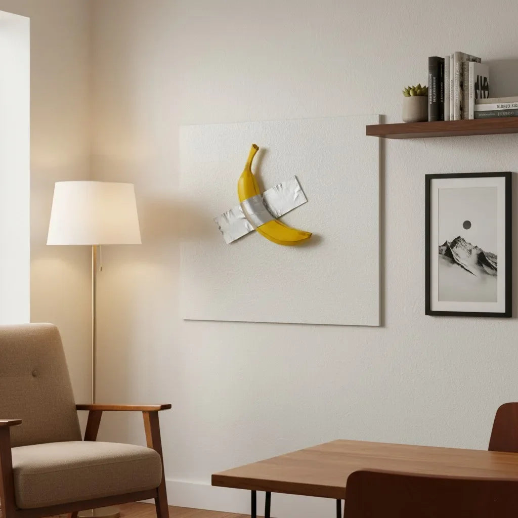 Platano decorativo para colgar en la pared