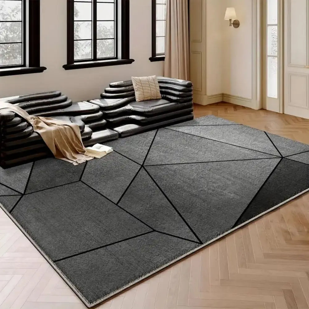 Alfombra moderna y minimalista para decoración del hogar.