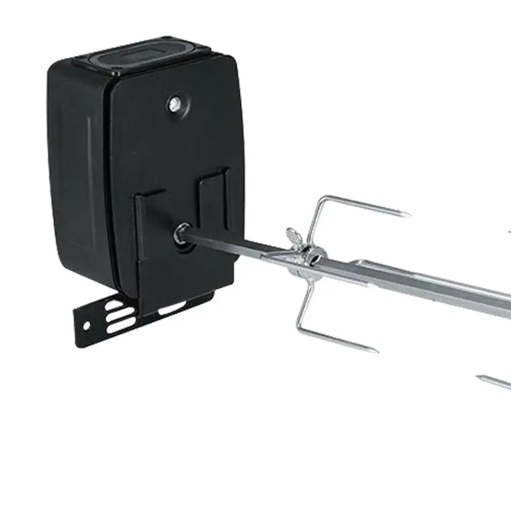 Nueva parrilla eléctrica para barbacoa con asador y cable de 120 cm de largo. Kit de asador para barbacoa al aire libre.