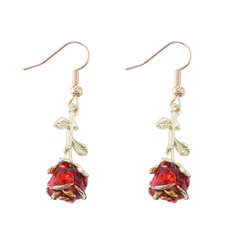 Pendientes rosa para San Valentín