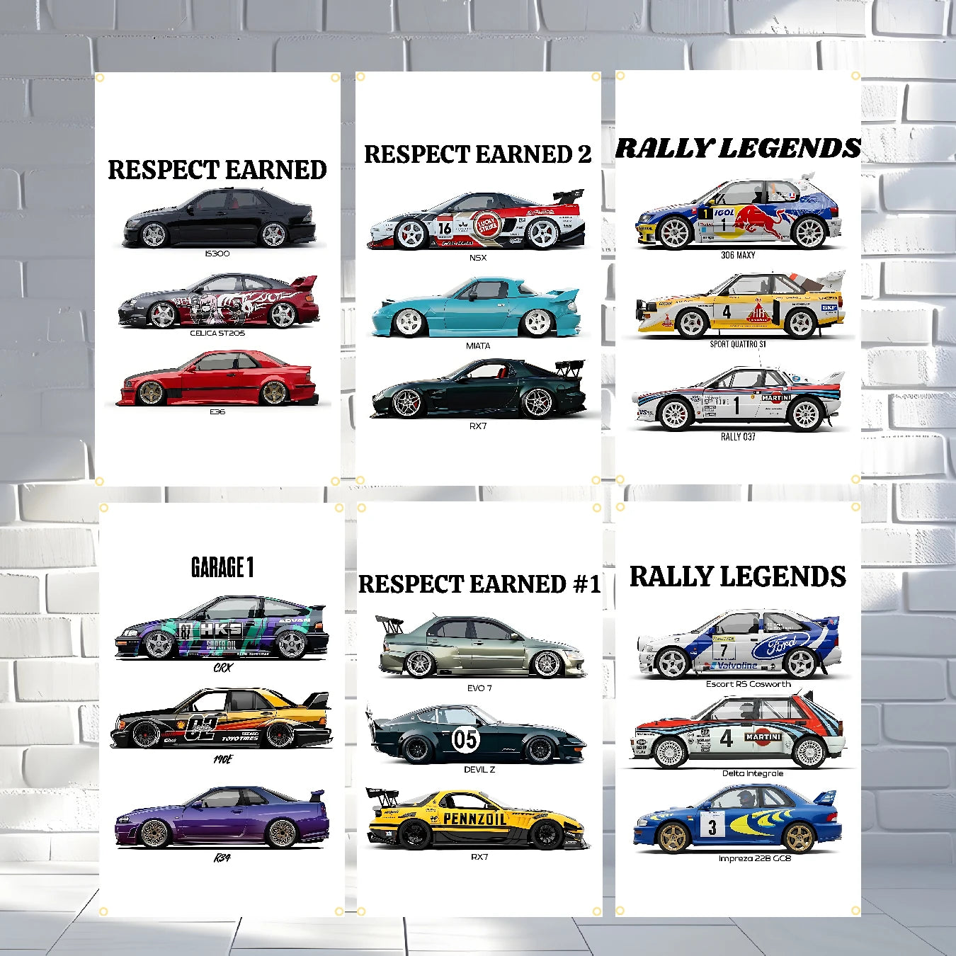 Banderas competición JDM