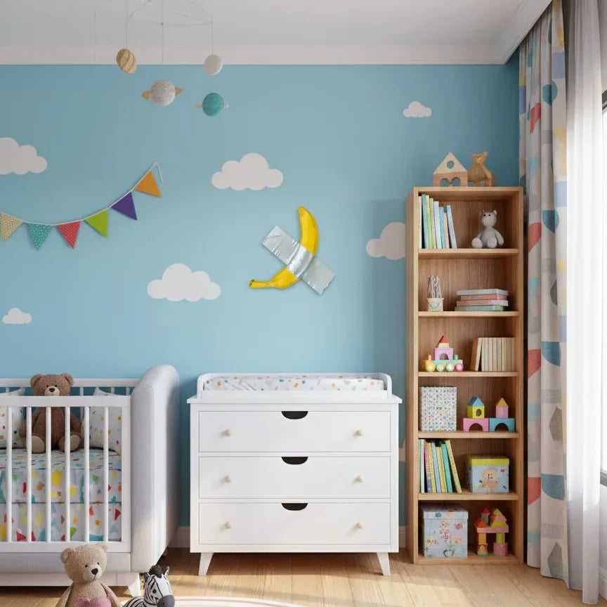 Platano decorativo para colgar en la pared