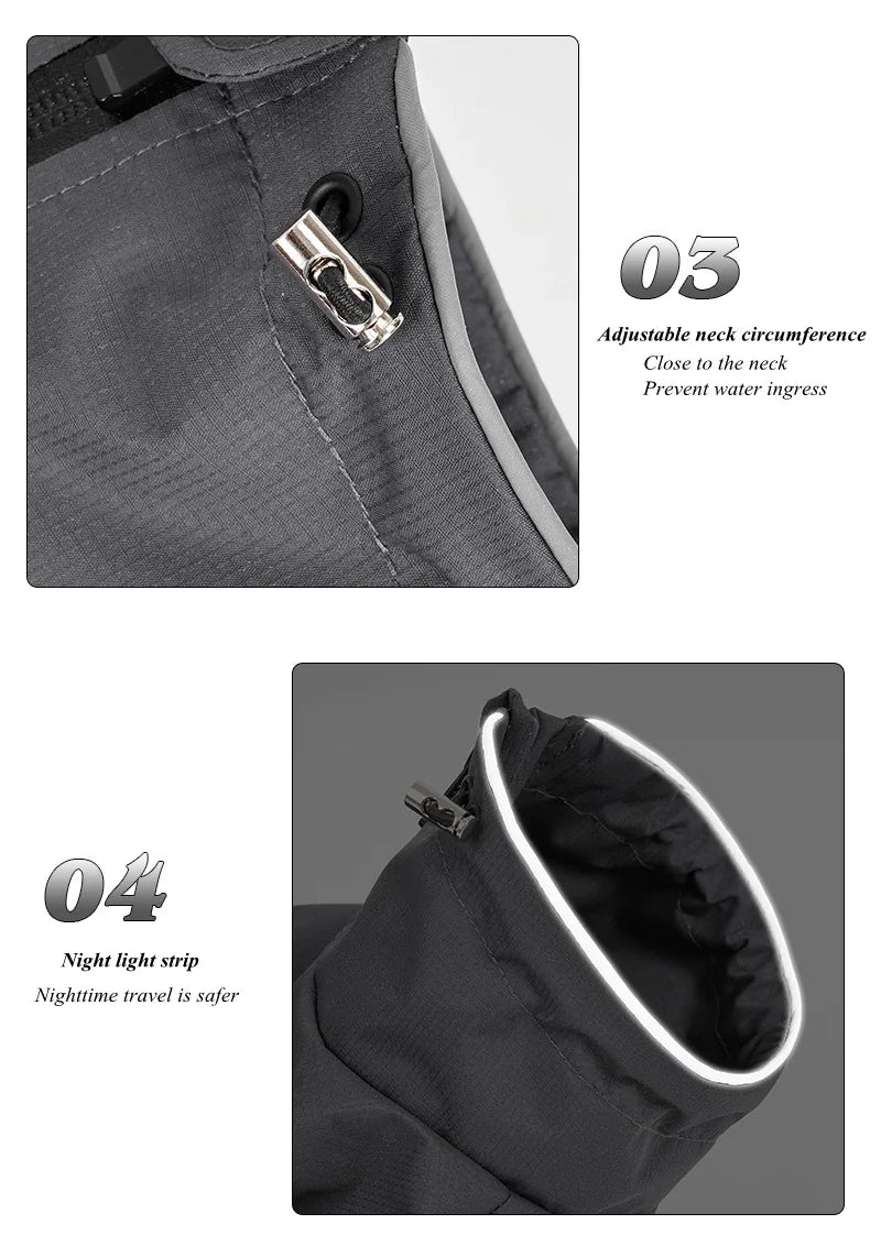 Chubasquero, chaqueta para perros con arnés