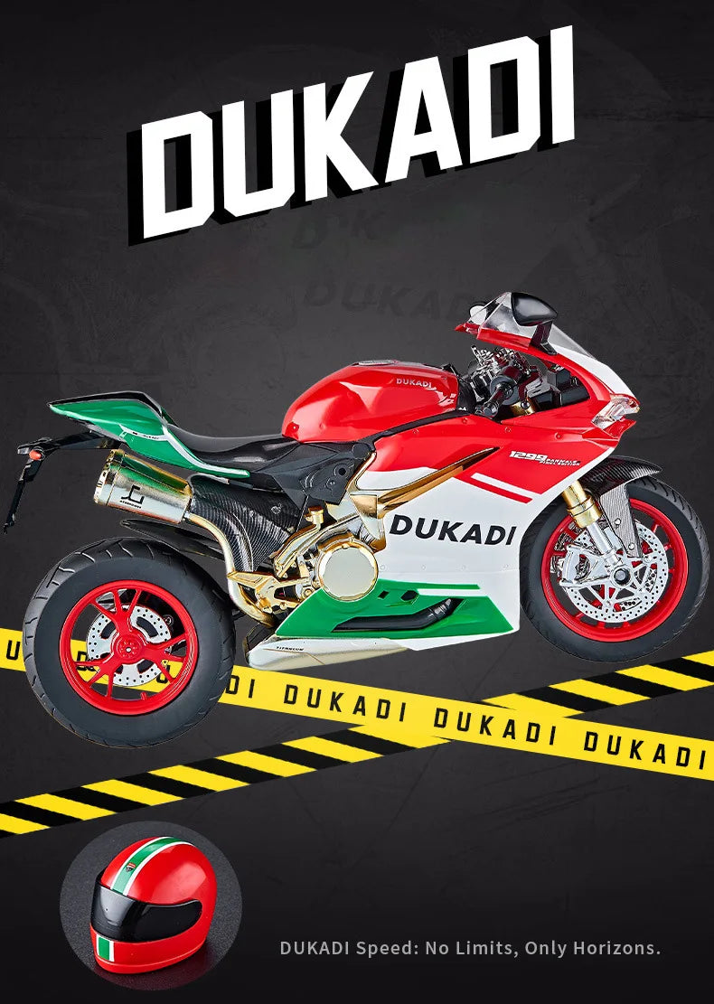 1:9 1199 Panigale con aleación de aerosol fundido a presión modelo de motocicleta juguete vehículo colección sonido y luz todoterreno autociclo juguetes coche