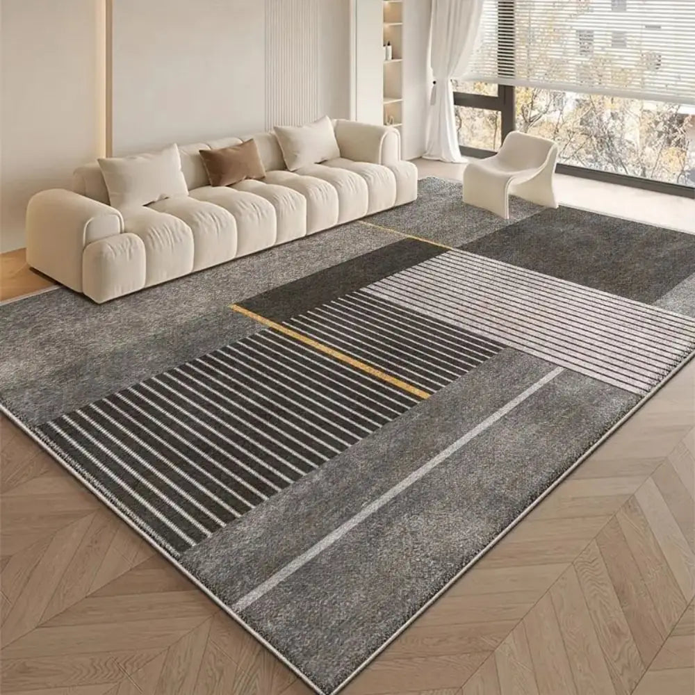 Alfombra moderna y minimalista para decoración del hogar.