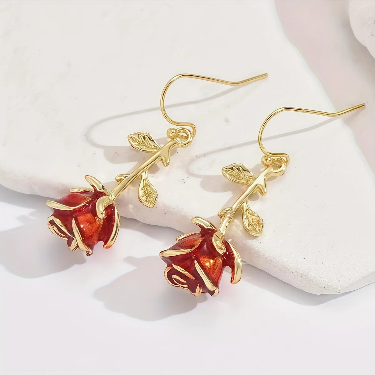 Pendientes rosa para San Valentín