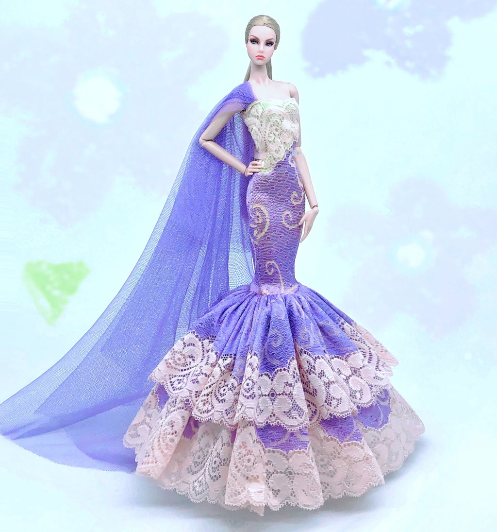 Ropa muñeca Barbie vestido ropa