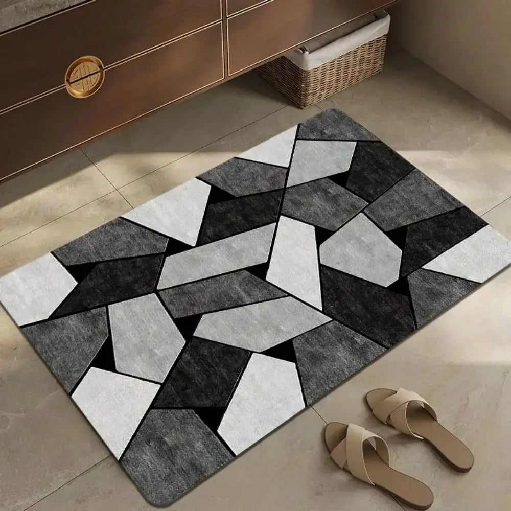 Alfombra moderna y minimalista para decoración del hogar.