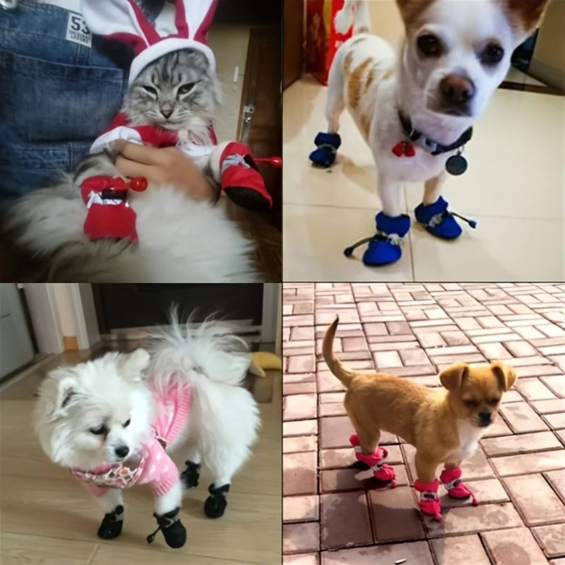Botas impermeables para perros y gatos