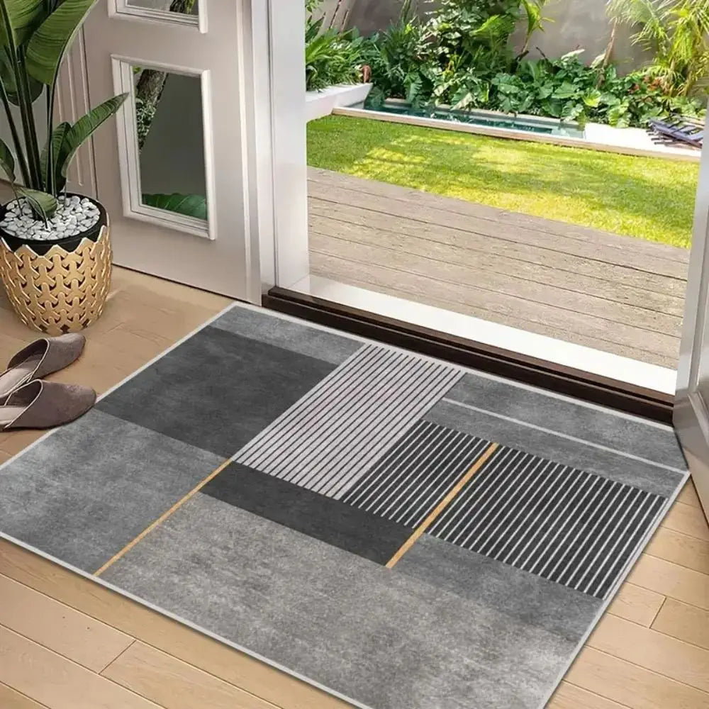 Alfombra moderna y minimalista para decoración del hogar.