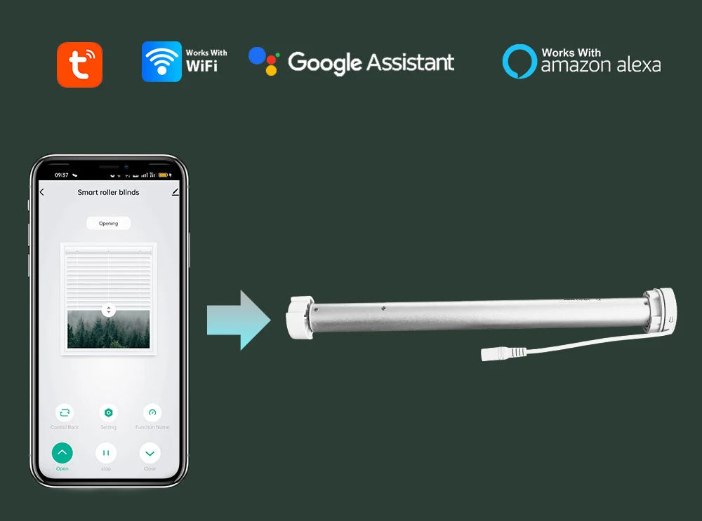 Motor Inteligente WiFi para Persiana Enrollable