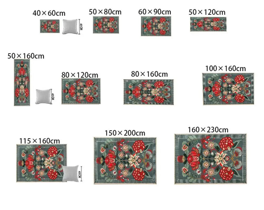 Alfombra moderna y minimalista para decoración del hogar.