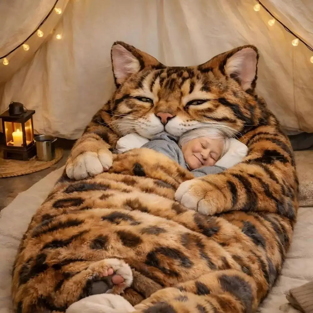 Saco de Dormir de Felpa con motivos de animales