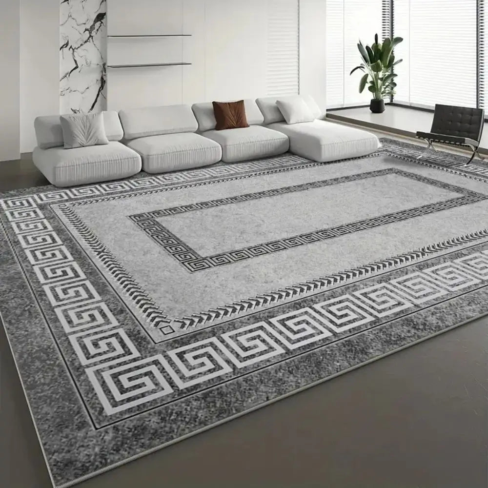 Alfombra moderna y minimalista para decoración del hogar.