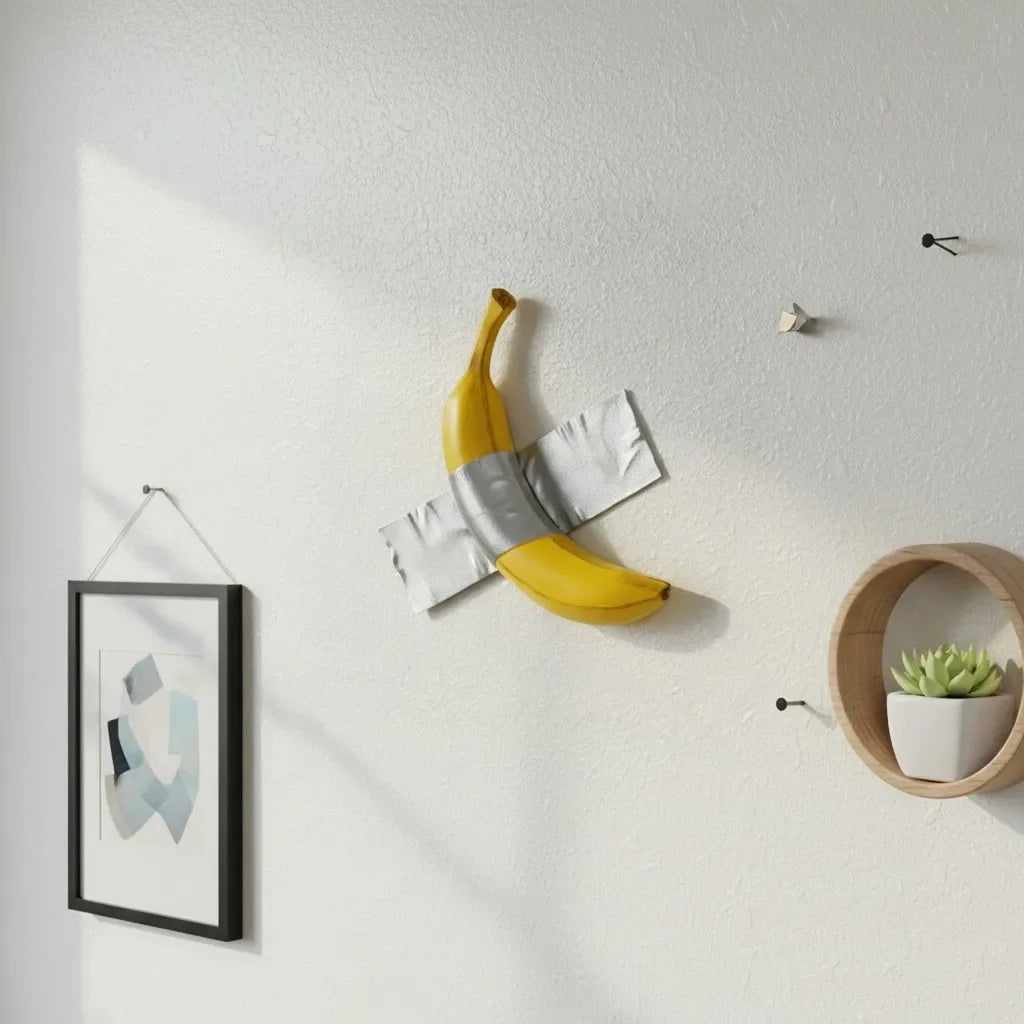 Platano decorativo para colgar en la pared