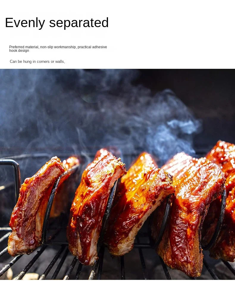 Parrilla de barbacoa, parrilla antiadherente, red para barbacoa,  parrilla para costillas, herramientas para barbacoa al aire libre, utensilios para bbq útiles