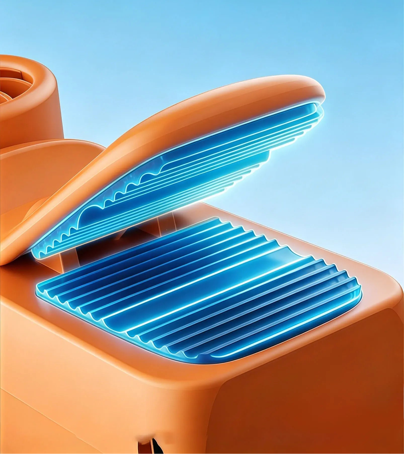 Ventilador portátil de mano con clip