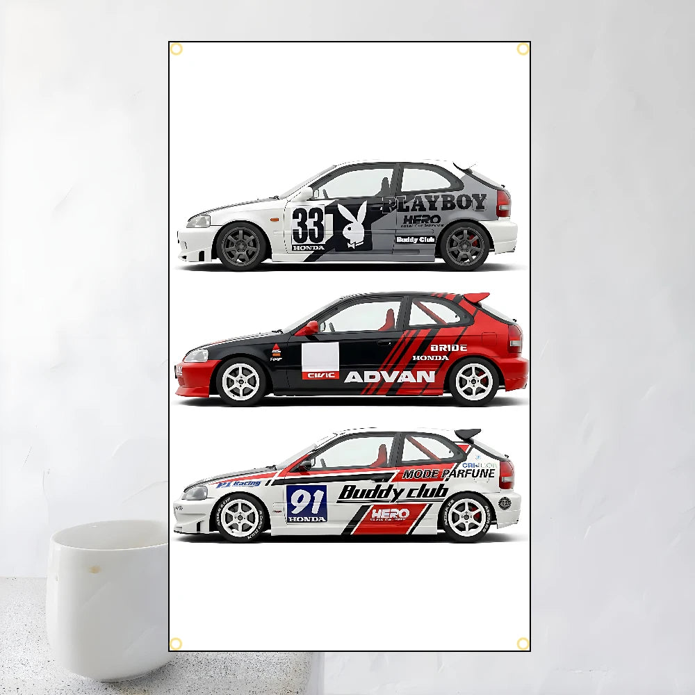 Banderas competición JDM