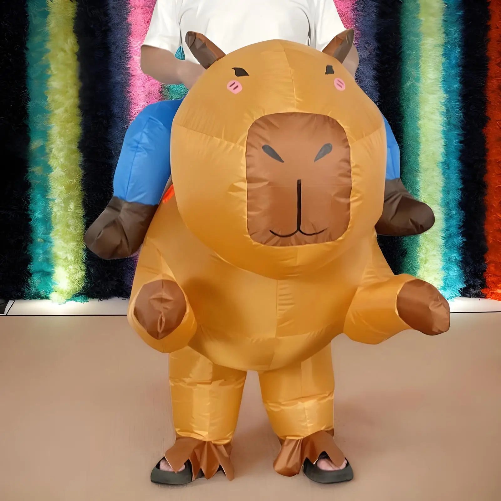 Disfraces inflables para adultos y niños de capibara