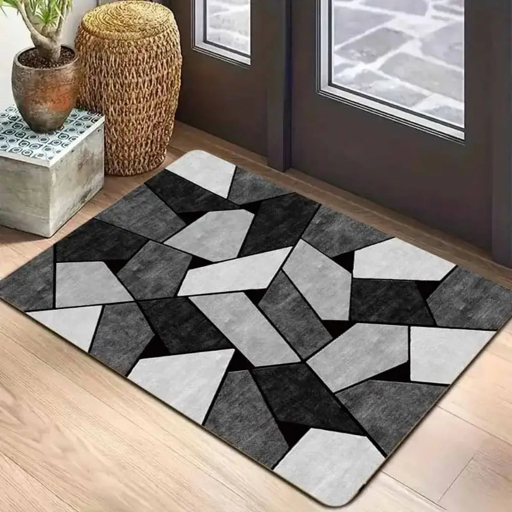Alfombra moderna y minimalista para decoración del hogar.
