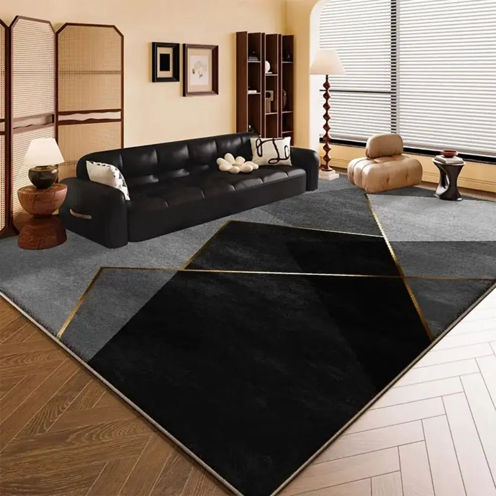 Alfombra moderna y minimalista para decoración del hogar.