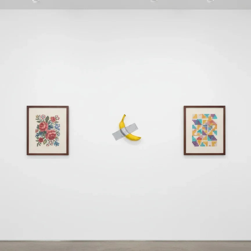 Platano decorativo para colgar en la pared
