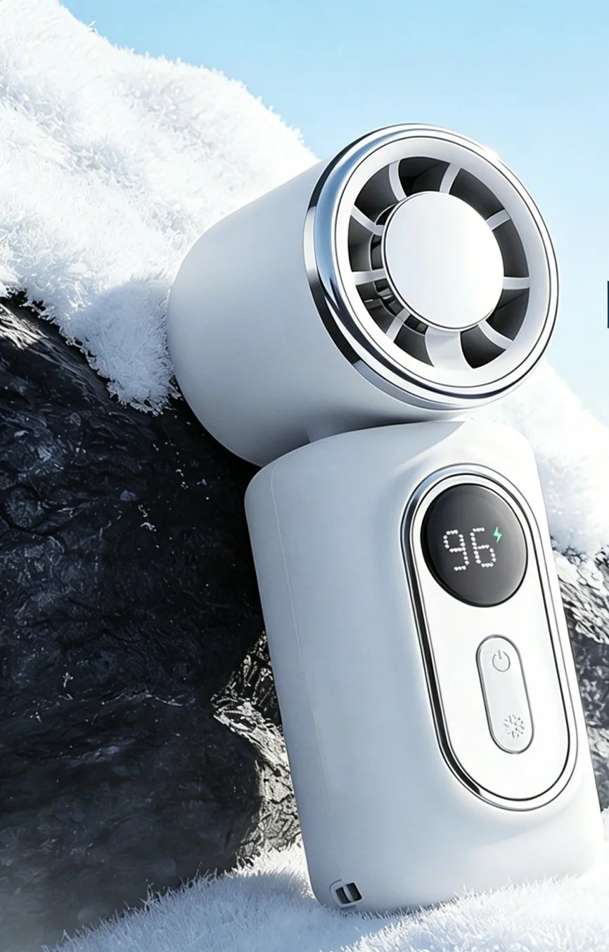 Ventilador portátil de mano con clip