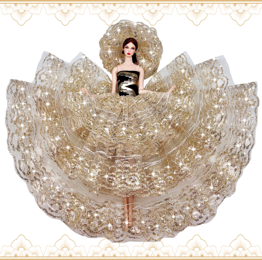 Ropa muñeca Barbie vestido ropa